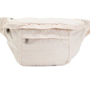 NWT JOSEPH D'AREZZO Canvas Cream Belt Bag
